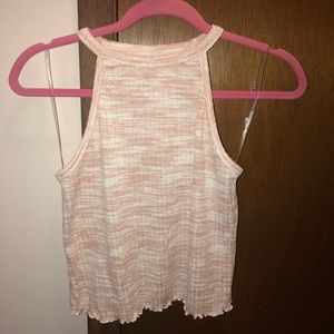 Light pink crop top, brand new, size large.